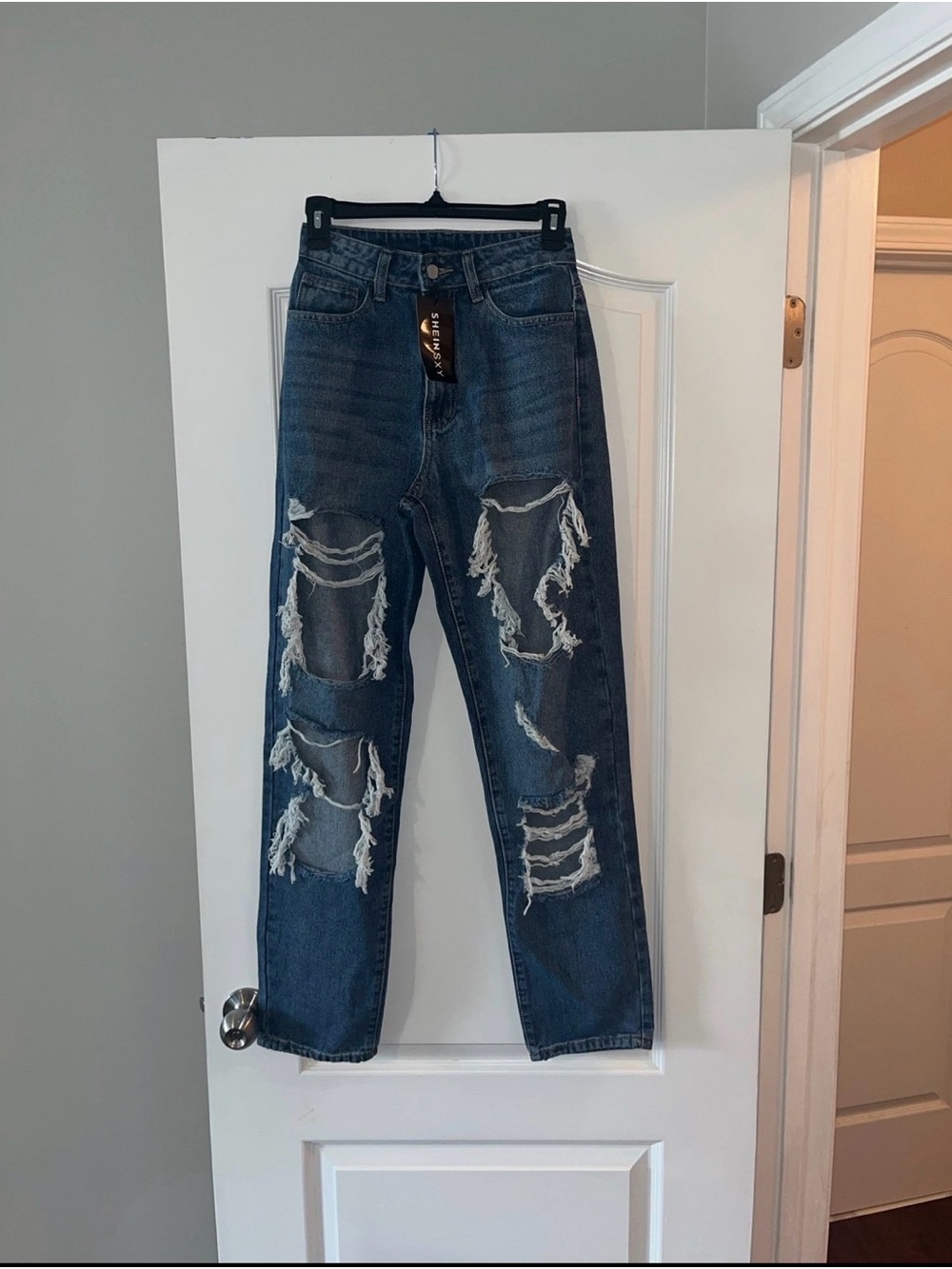 SHEIN Dark Wash Denim Jeans! NWT!